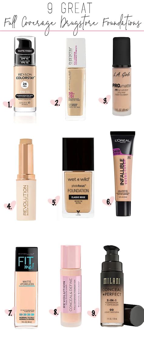 full coverage foundation stick drugstore.